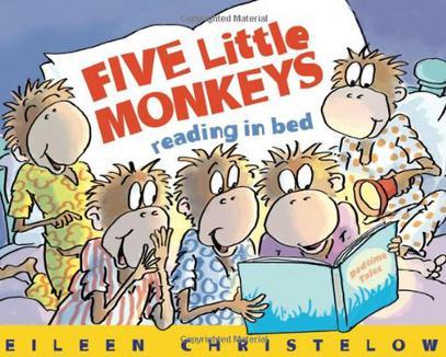 Five Little Monkeys Reading in Bed