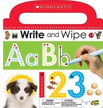 Scholastic Early Learners: Write And Wipe Abc 123