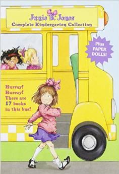 Junie B. Jones Complete Kindergarten Collection: Books 1-17 with paper dolls in boxed set