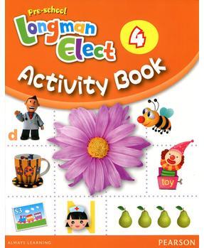 培生朗文幼兒系列2-6歲英語教材Pre-school Longman Elect Activity Book 4級 練習冊 中班使用