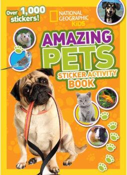 National Geographic Kids Amazing Pets Sticker Activity Book Over 1,000 Stickers!