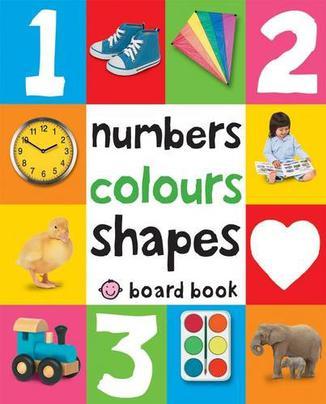 Numbers, Colours, Shapes.