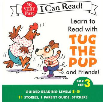 Learn to Read with Tug the Pup and Friends! Box Set 3: Levels Included: E-G (My Very First I Can Read!)