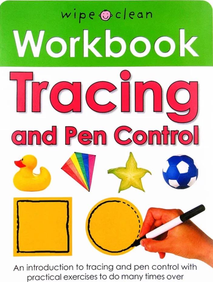 Wipe Clean Workbook Tracing and Pen Control