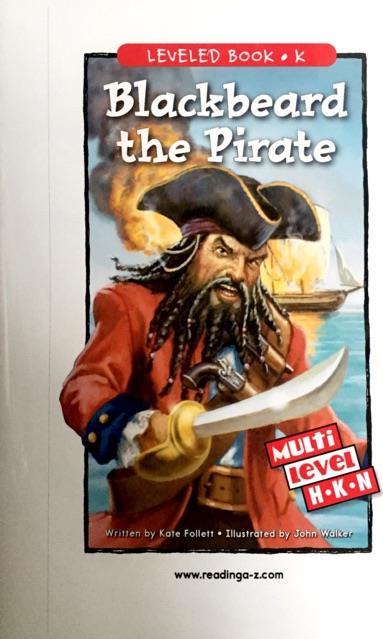 RAZ level K: Blackbeard the pirate