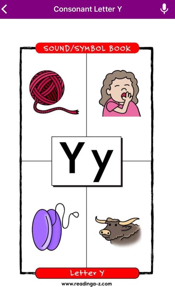 Yy(Consonant Letter Y)