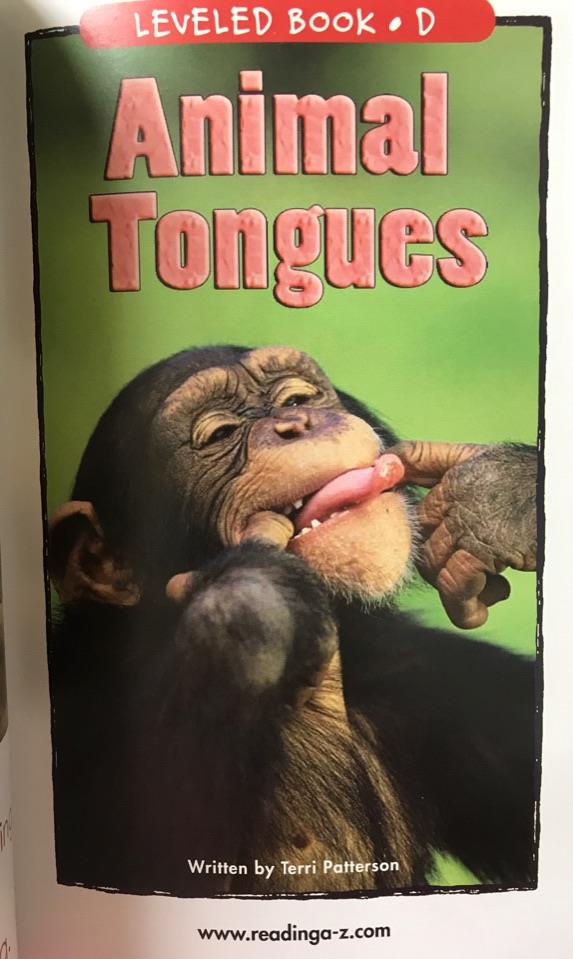 Animal Tongues