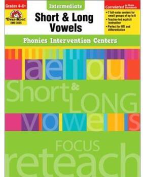 Phonics Intervention Centers: Short and Long Vowels