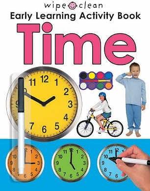 Wipe Clean Early Learning Activity: Time