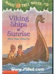 Viking Ships At Sunrise