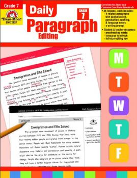 Daily Paragraph Editing,Grade 7  [2-7sui]