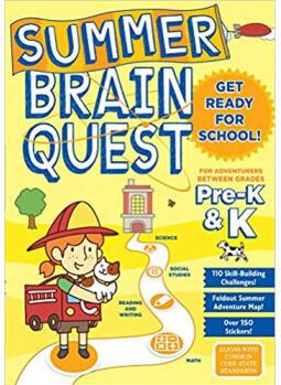 SUMMER BRAIN QUEST: BETWEEN GRADES PRE-K & K