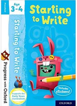 PWO: START TO WRITE AGE 3-4 BK/STICKER