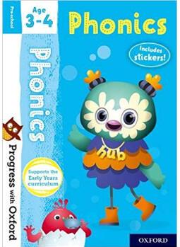 PWO: PHONICS AGE 3-4 BK/STICKER