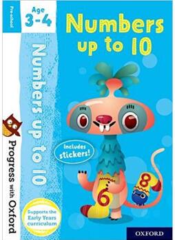 PWO: NUMBERS AGE 3-4 BK/STICKER