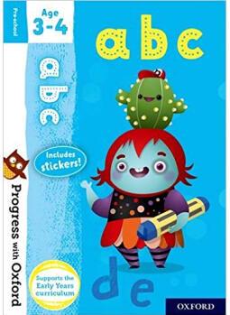 PWO: ABC/FIRST WORDS AGE 3-4 BK/STICKER