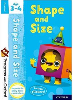 PWO: SHAPE/SIZE AGE 3-4 BK/STICKER