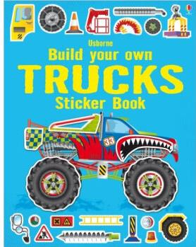 Build Your Own Trucks Sticker Book