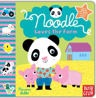 Noodle Loves the Farm [Board book]