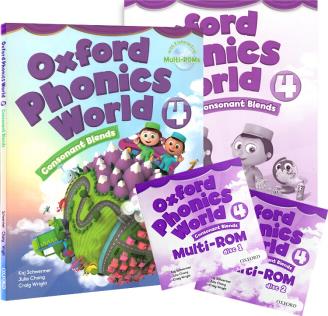 Oxford phonics world 4 牛津自然拼讀 課本+練習(xí)冊+2CD