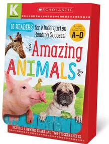 Kindergarten A-D Reader Box Set: Amazing Animals