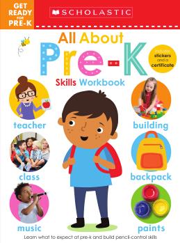 Scholastic Early Learners: Get Ready For Pre-K Skills Workbook: All About Pre-K  英文原版 進(jìn)口教輔書