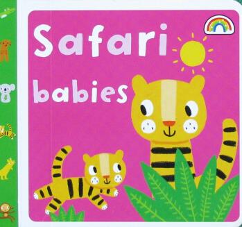 Handy Book - Safari Babies手掌書(shū): 草原寶寶原版進(jìn)口外文兒童繪本