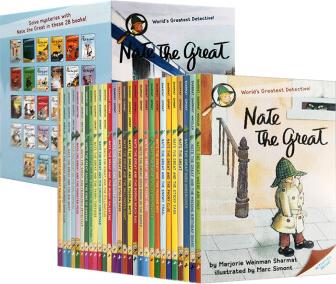 英文原版 Nate the Great 了不起的小偵探內(nèi)特28冊(cè)套裝 大偵探內(nèi)特 汪培珽書單推薦