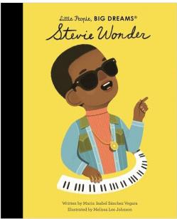 【小人物, 大夢想】史蒂夫·旺德Stevie Wonder3-6歲藝術(shù)音樂啟蒙英文藝術(shù)繪本 善本