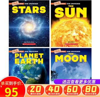 英文原版 A True Book Our Universe 4冊 我們的宇宙 兒童太空科普繪本 天文學(xué)知識讀物 Scholastic