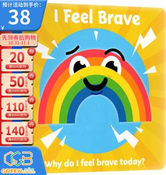 英文原版 DK I Feel Brave 我感到勇敢 紙板書 兒童性格培養(yǎng) 情感情商培養(yǎng)