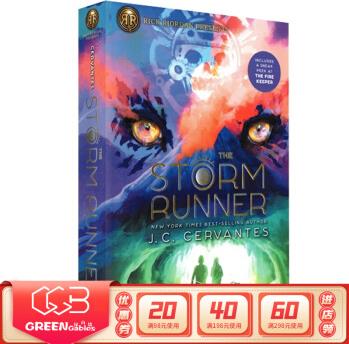 英文原版 Storm Runner 瑪雅神話故事波西杰克遜書系 Percy Jackson 奇幻魔幻小說 青少年英語提升閱讀讀物 . 綠山墻圖書專營店