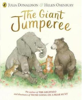 英文原版 The Giant Jumperee 低幼啟蒙早教紙板書(shū)