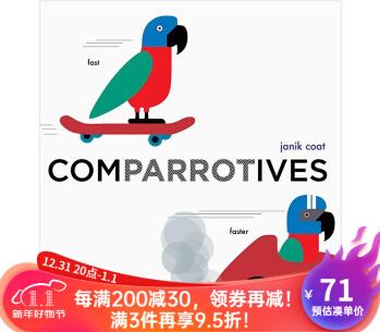 【語法動物園】比較級Comparrotives 2-5歲兒童英語單詞語法啟蒙早教彩圖紙板繪本英文