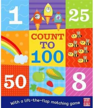 Count to 100: A board book with a lift-the-f...