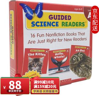 進(jìn)口原版Guided Science Readers Level A16本科學(xué)啟蒙合集[4-6歲]