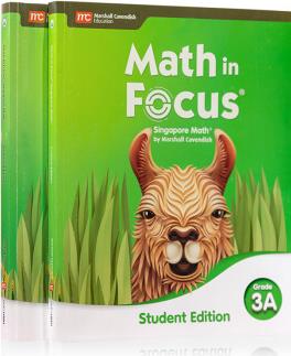 美版新加坡數(shù)學(xué) K級(jí)別 MATH IN FOCUS 3A-3B 2冊(cè) 新加坡MC教育出版集團(tuán)