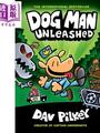 Dog Man 2 Dog Man Unleashed Captain Underpants同作者 神探狗狗2 2021年新版 英文原版进口图书 儿童漫画故事