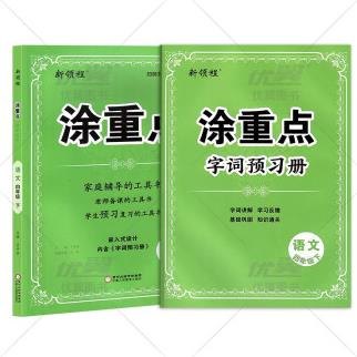 2022春 新領(lǐng)程涂重點 課堂筆記語文四年級下冊 預(yù)習(xí)學(xué)習(xí)筆記4年級