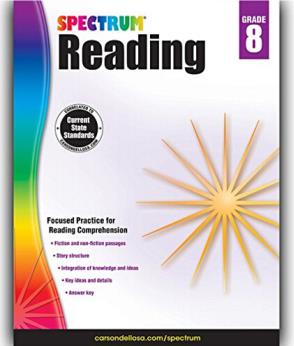 Spectrum Reading Workbook, Grade 8