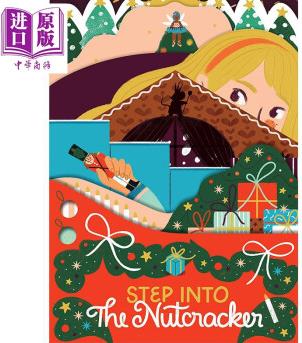 《胡桃?jiàn)A子》異形書(shū) The Nutcracker 原版進(jìn)口 設(shè)計(jì)獨(dú)特 低幼童書(shū)