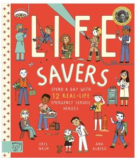 救生英雄Life Savers 城市助人職業(yè)百科指南英文版繪本 3-6歲兒童閱讀 善本