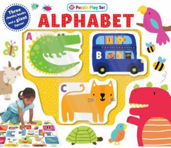 Puzzle Play Set: Alphabet: Three Chunky Book...