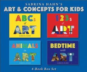 【在途】薩賓娜·哈恩給兒童的藝術啟蒙套裝4冊圖畫書 Sabrina Hahn's Art & Concepts for Kids 4-Book Box Set 英文原版 幼兒美術早教善本圖書