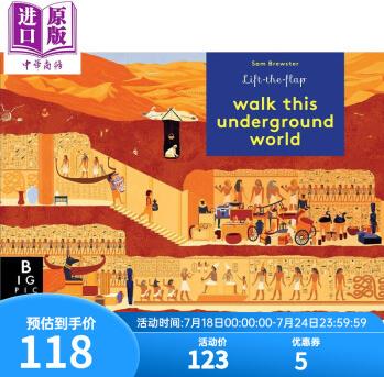 Walk This Underground World 走進地下的世界 英文原版 進口原版 5歲到8歲 精裝兒童繪本 Kate Baker