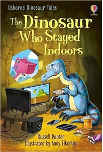 待在室內(nèi)的恐龍The Dinosaur Who Stayed Indoors 3-6歲兒童英語啟蒙趣味社交啟蒙故事分級(jí)閱讀書 英文原版善本圖書