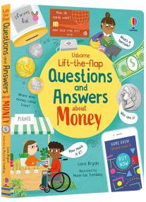 Usborne 英文原版 Lift-the-flap Questions and Answers about Money 你問(wèn)我答科普翻翻書系列 趣味紙板翻翻書 尤斯伯恩 .