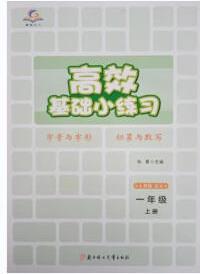 高效基礎小練習(字音與字形 積累與默寫)一年 上