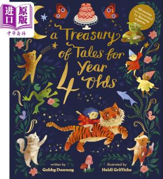 Heidi Griffiths A Treasury Of Tales For Four-Year-Olds 4歲寶寶故事寶庫 英文原版 兒童繪本 童話寓言故事