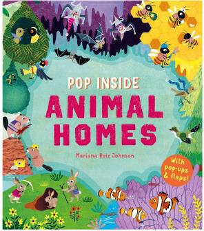 【中圖原版】pop inside: animal homes 動物的家翻翻書 精裝 兒童知識百科